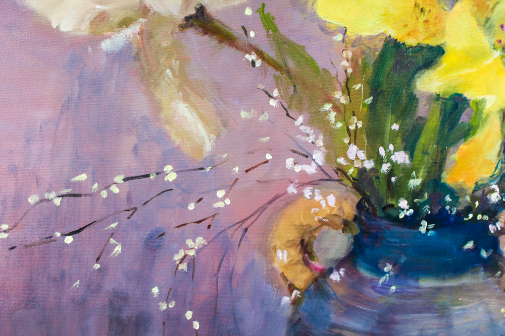 Renee Lavin Acrylic Painting on Canvas