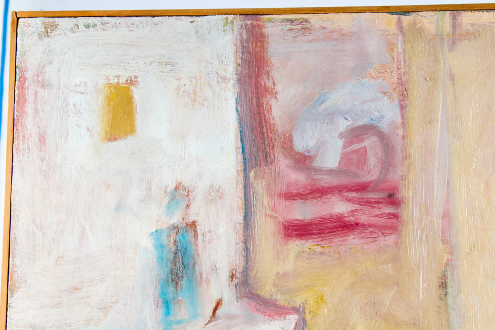 Oil on Canvas Mother and Child