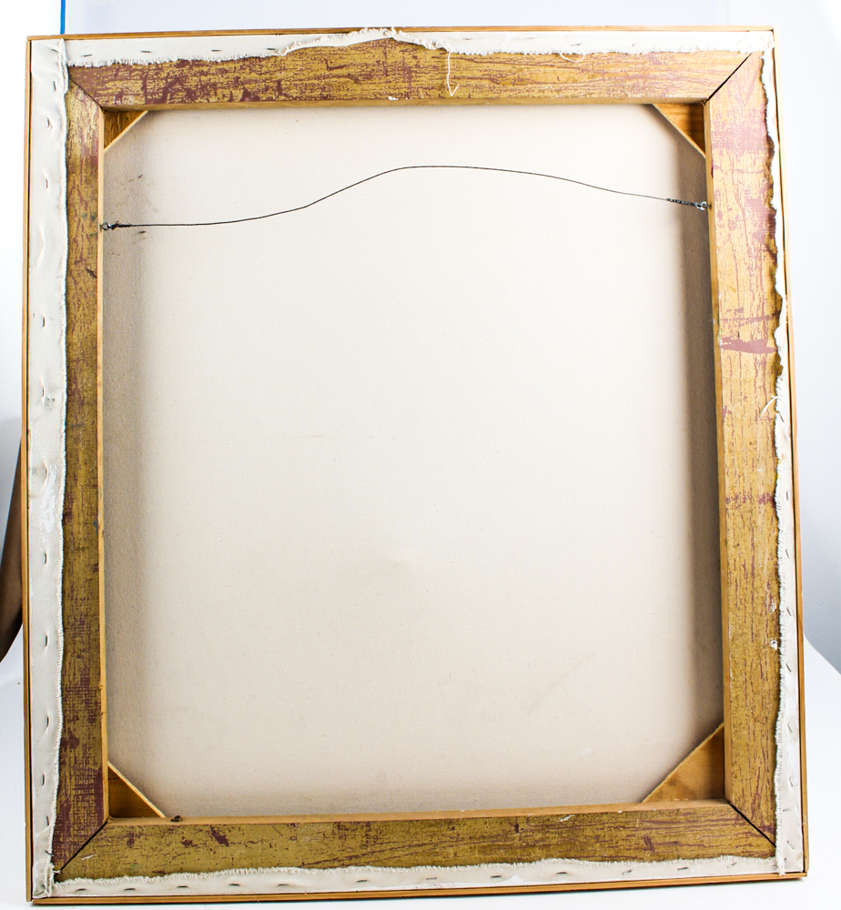 Oil on Canvas Mother and Child