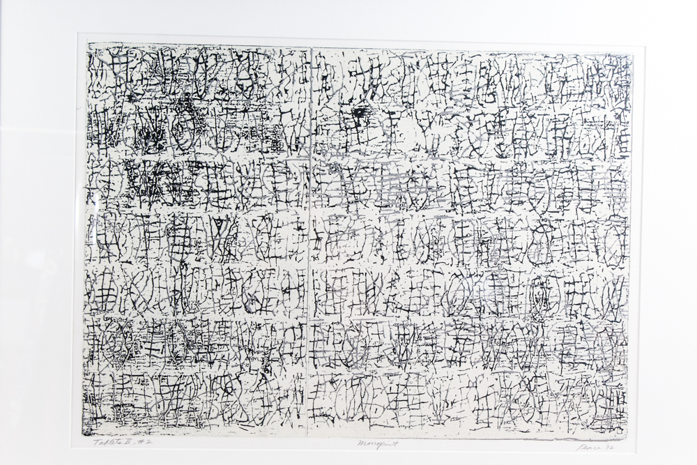 Benny Peace Monoprint "Tablet II #2"