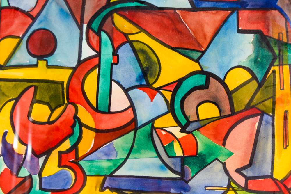 Liz Neumann Abstract Watercolor