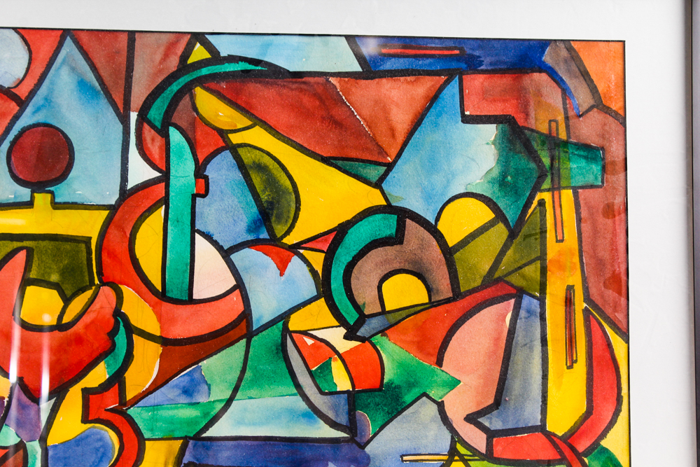 Liz Neumann Abstract Watercolor