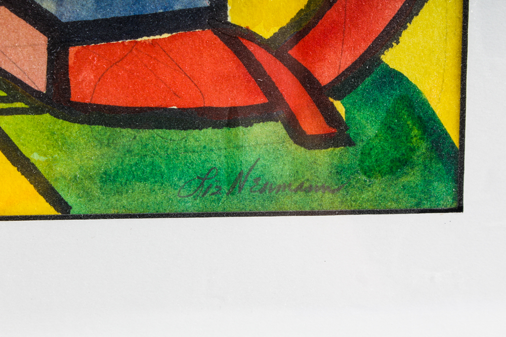 Liz Neumann Abstract Watercolor