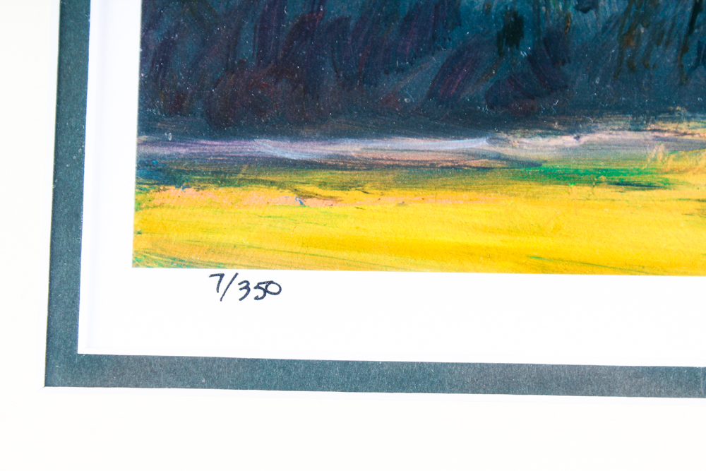 Barry Jeter Limited Edition Color Lithograph "Highlands Autumn"