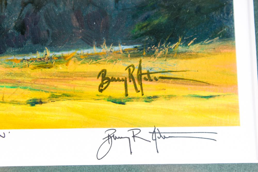 Barry Jeter Limited Edition Color Lithograph "Highlands Autumn"