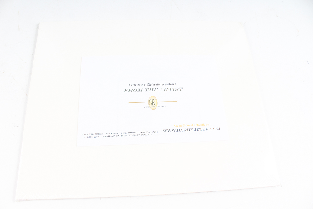 Barry Jeter Limited Edition Color Lithograph "Highlands Autumn"