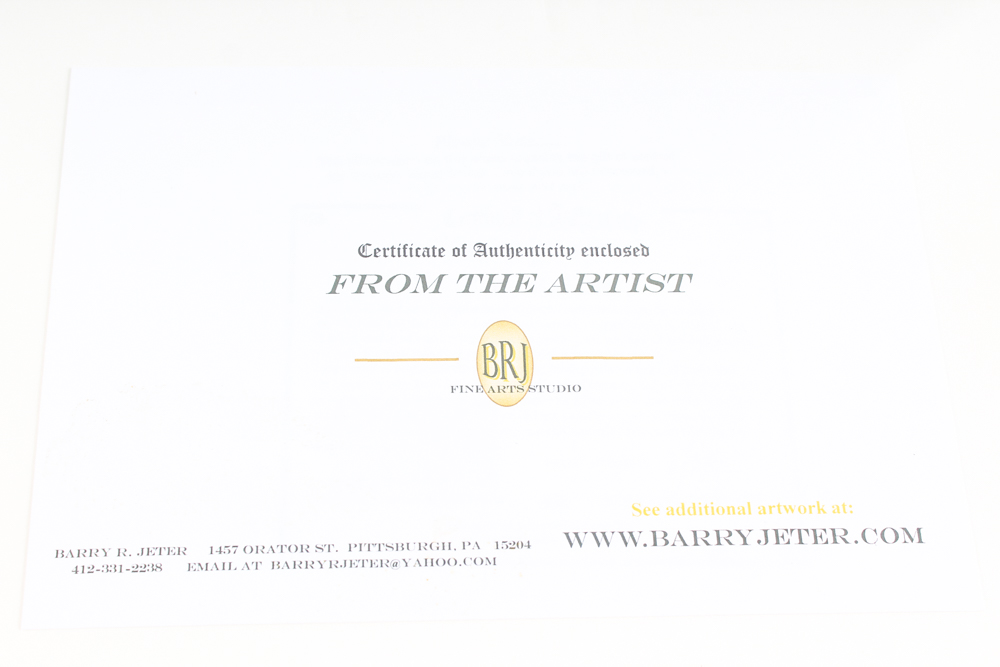 Barry Jeter Limited Edition Color Lithograph "Highlands Autumn"