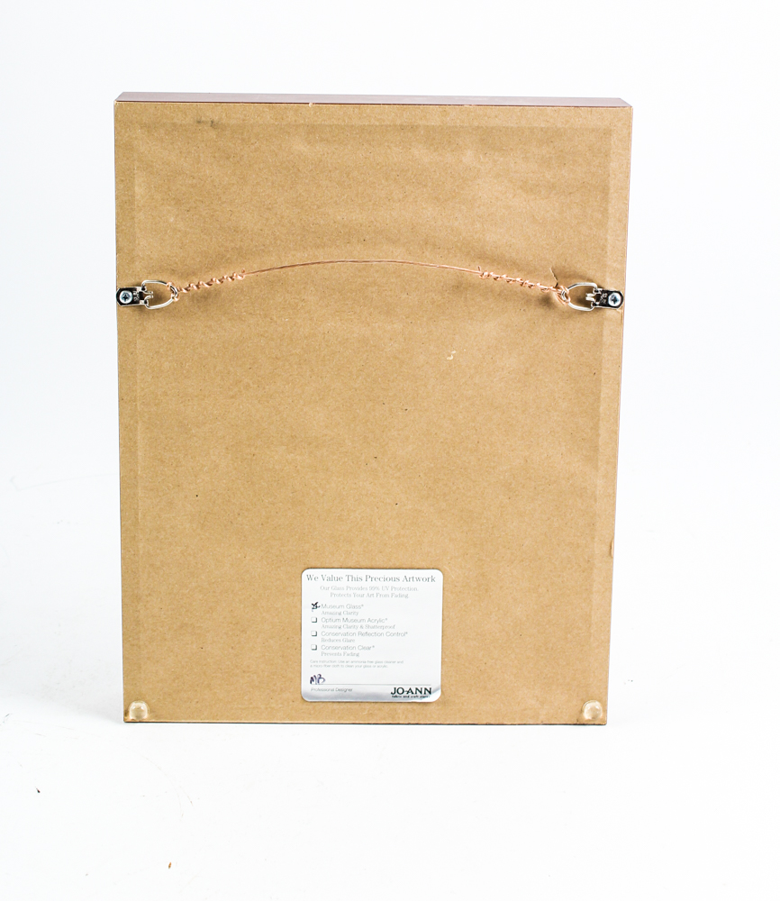 Abstract Ink and Watercolor Painting