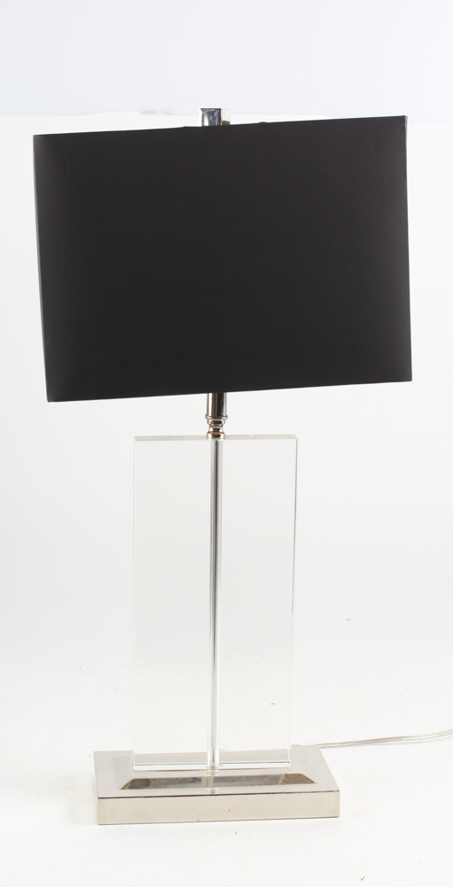Trident Home Glass Table Lamp