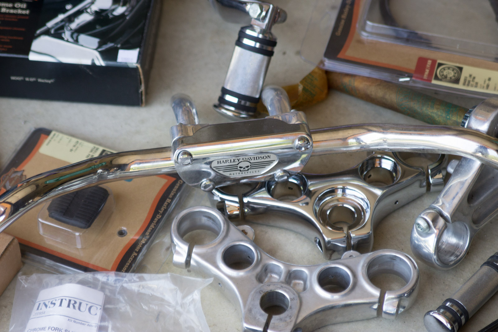 Harley-Davidson Motorcycle Parts Assortment