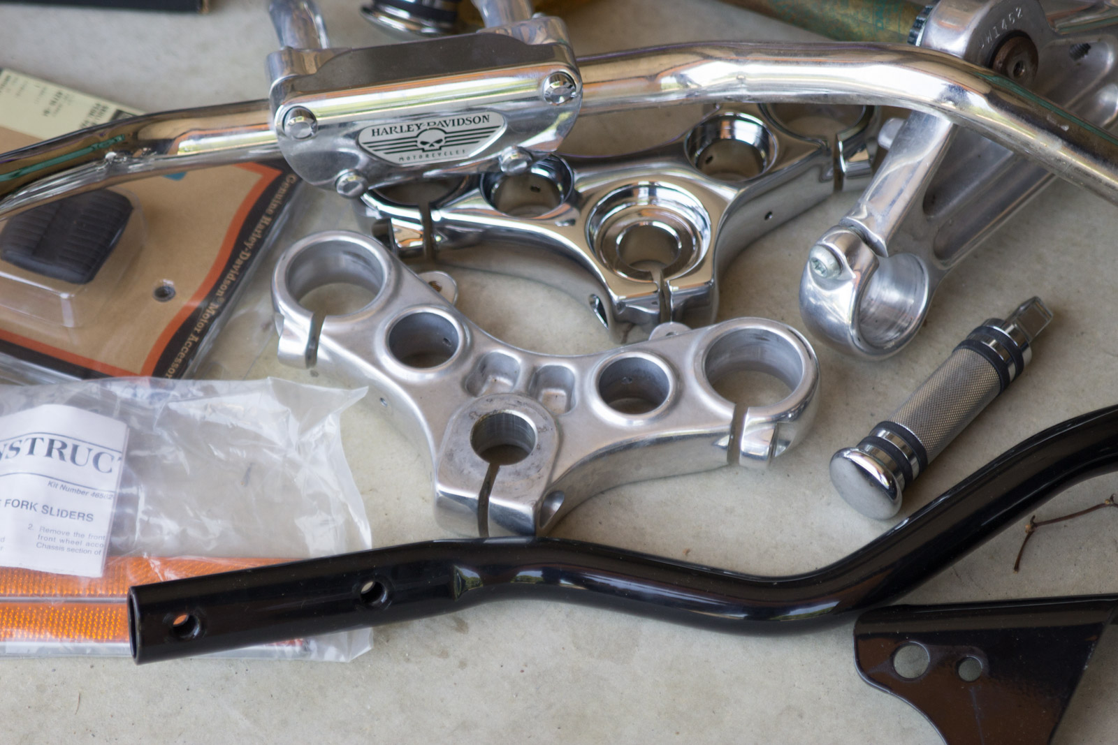 Harley-Davidson Motorcycle Parts Assortment