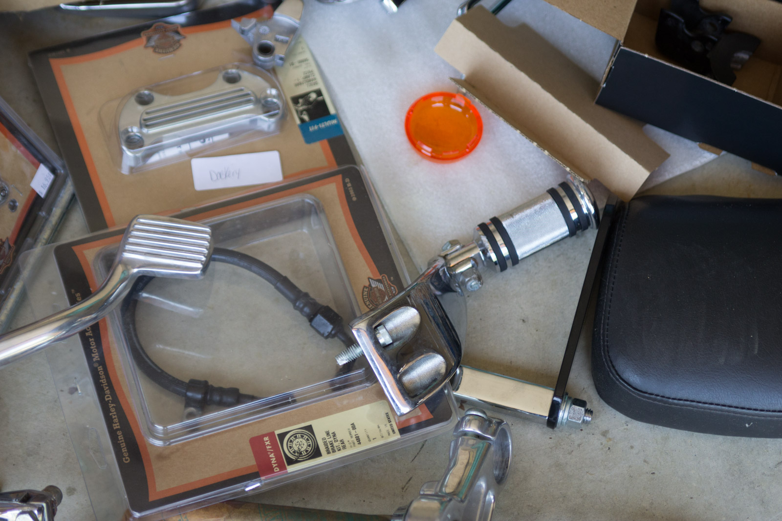 Harley-Davidson Motorcycle Parts Assortment