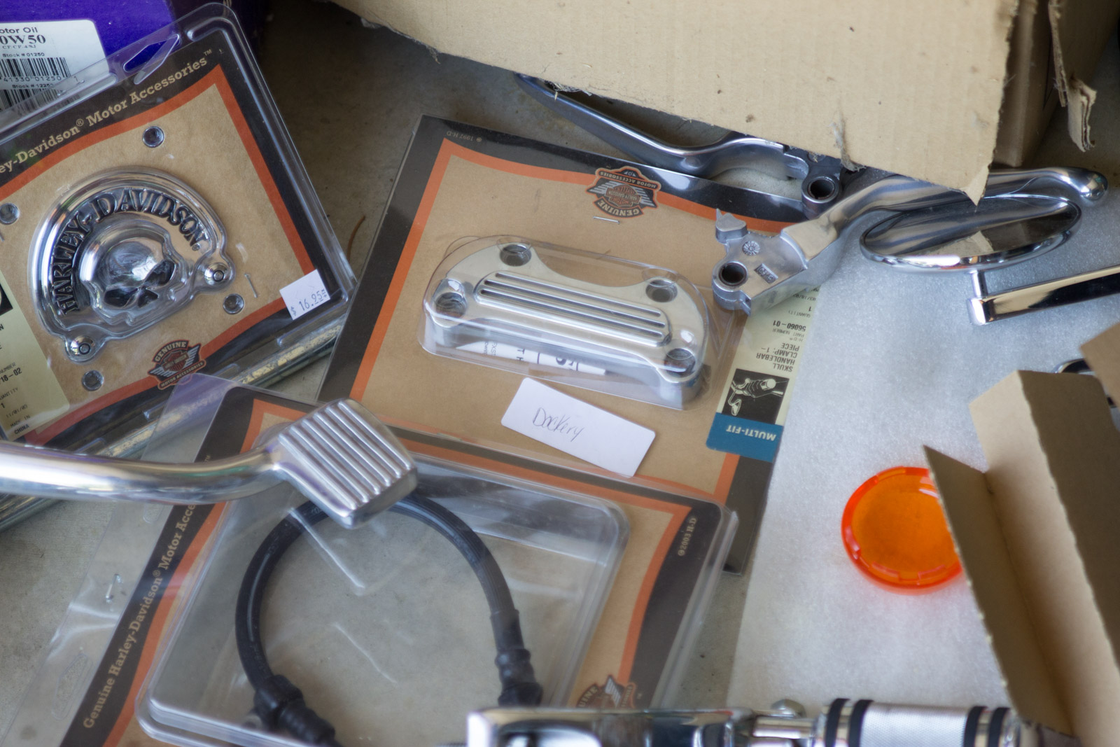 Harley-Davidson Motorcycle Parts Assortment