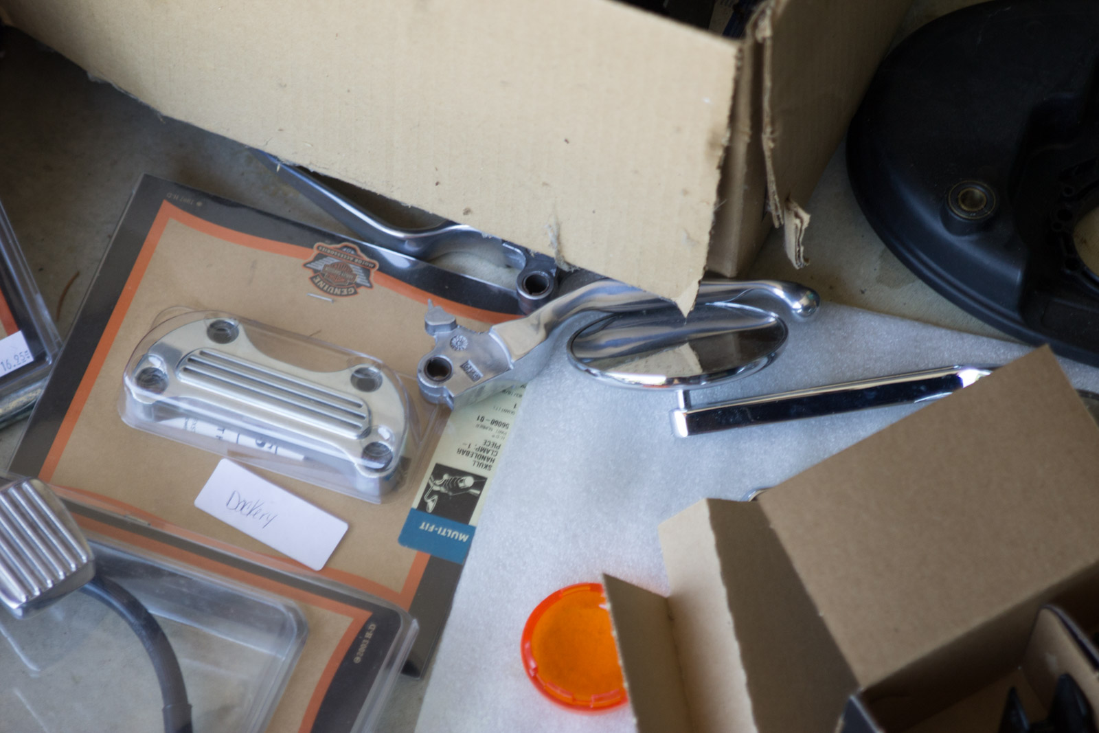 Harley-Davidson Motorcycle Parts Assortment