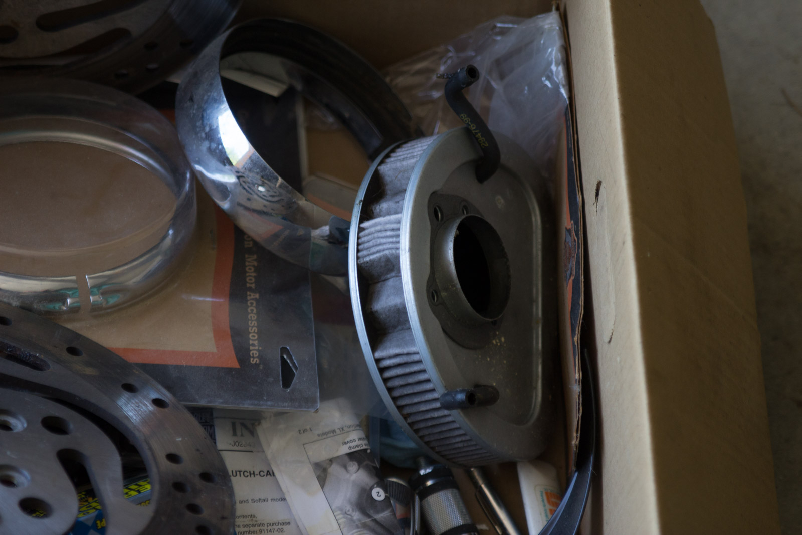 Harley-Davidson Motorcycle Parts Assortment