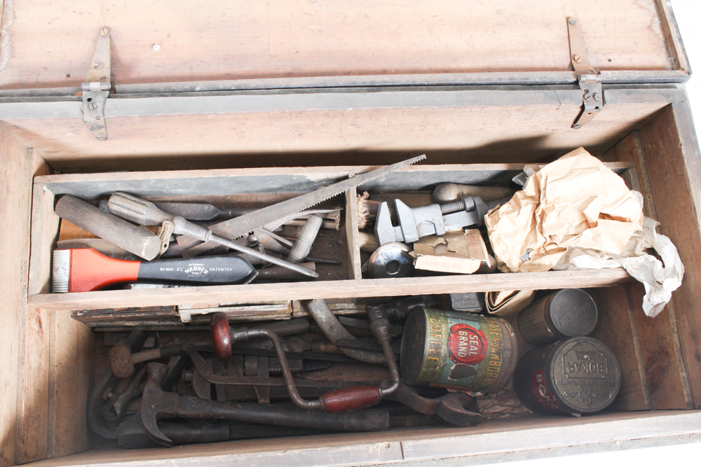 Vintage Tool Chest and Tools