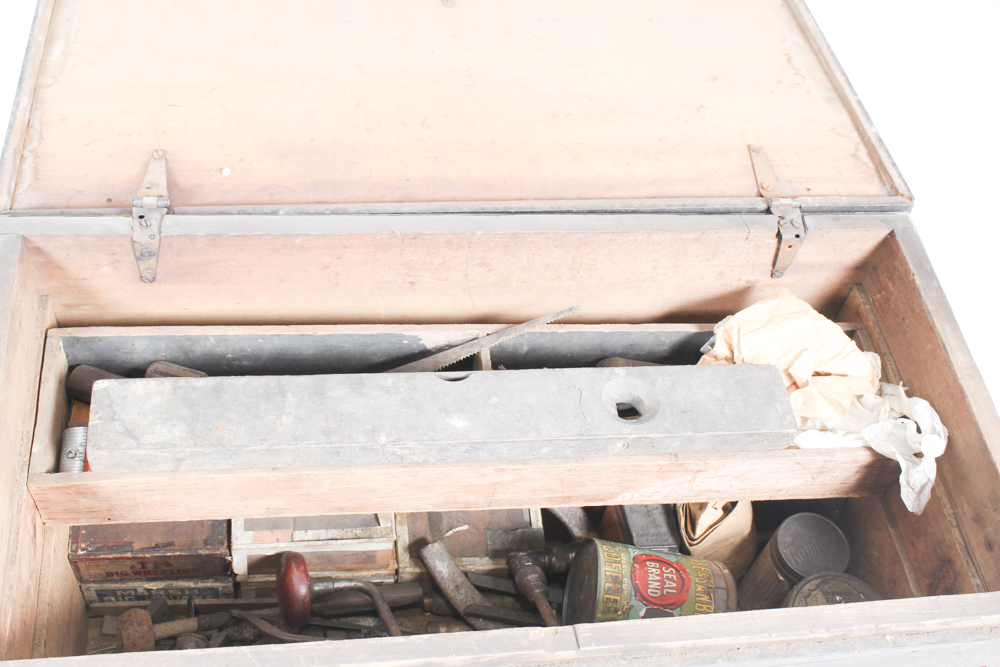 Vintage Tool Chest and Tools