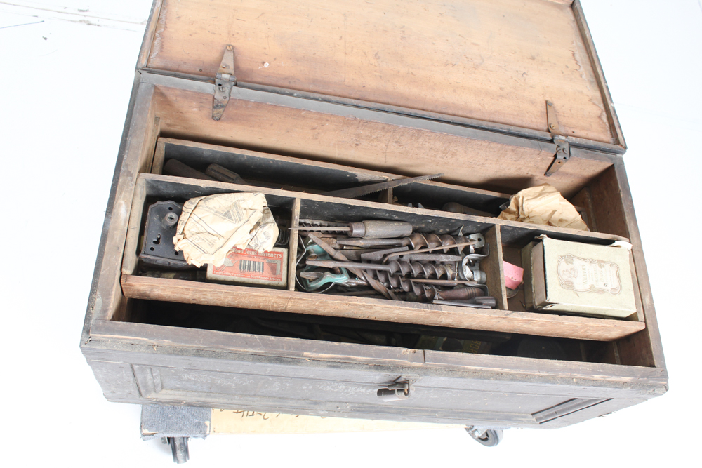Vintage Tool Chest and Tools