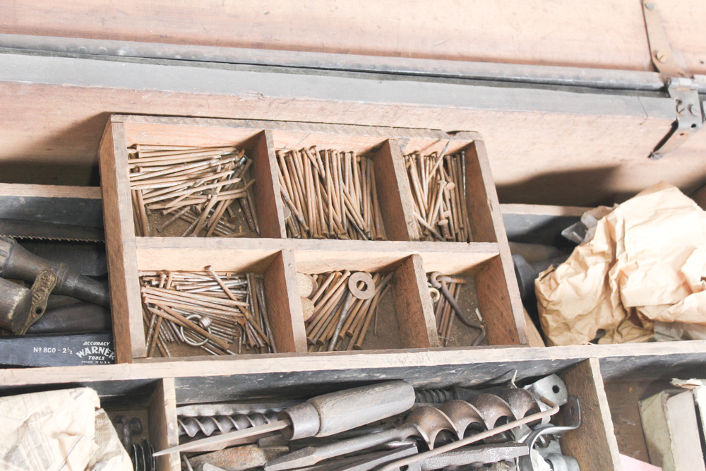 Vintage Tool Chest and Tools
