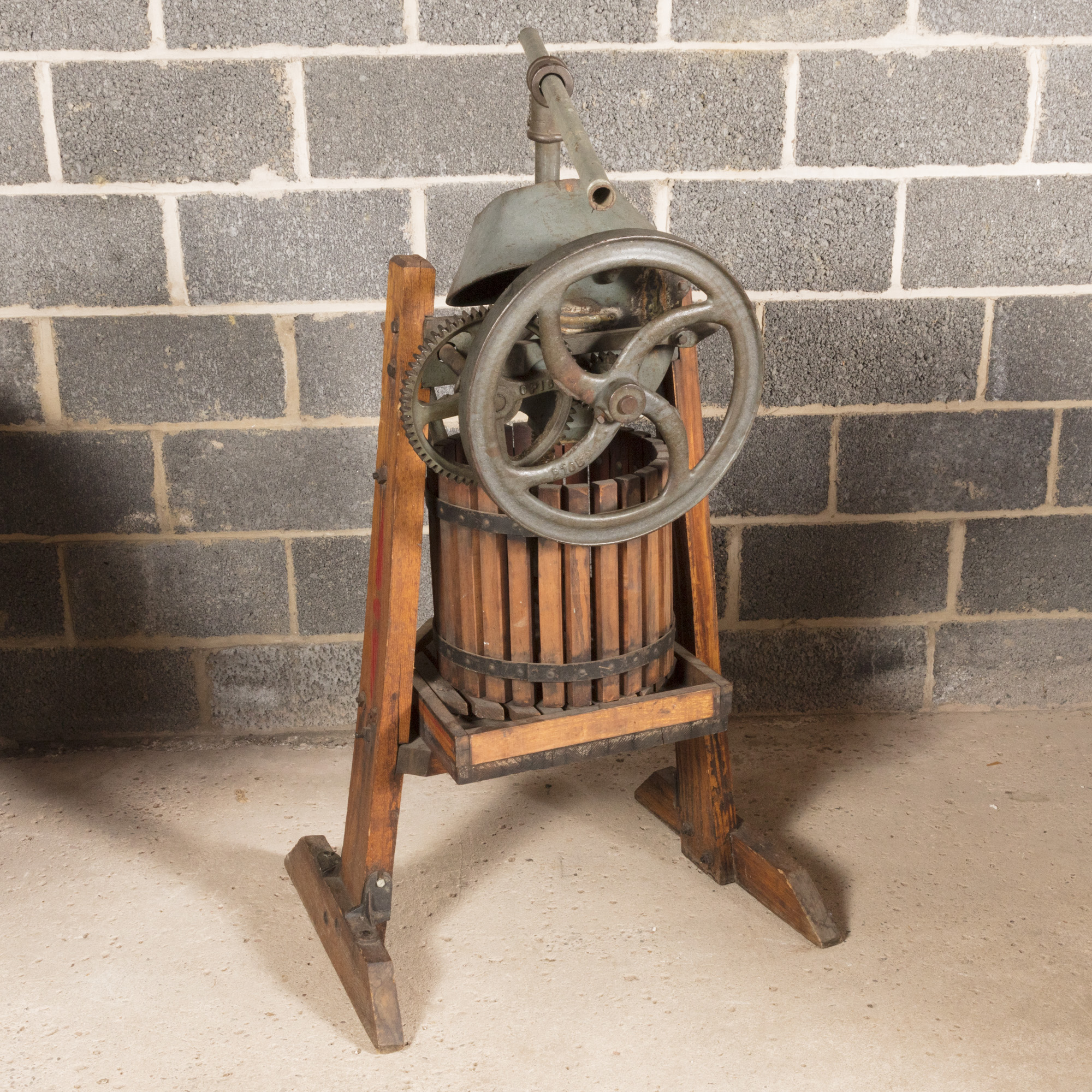 Vintage Single Tub Fruit Press