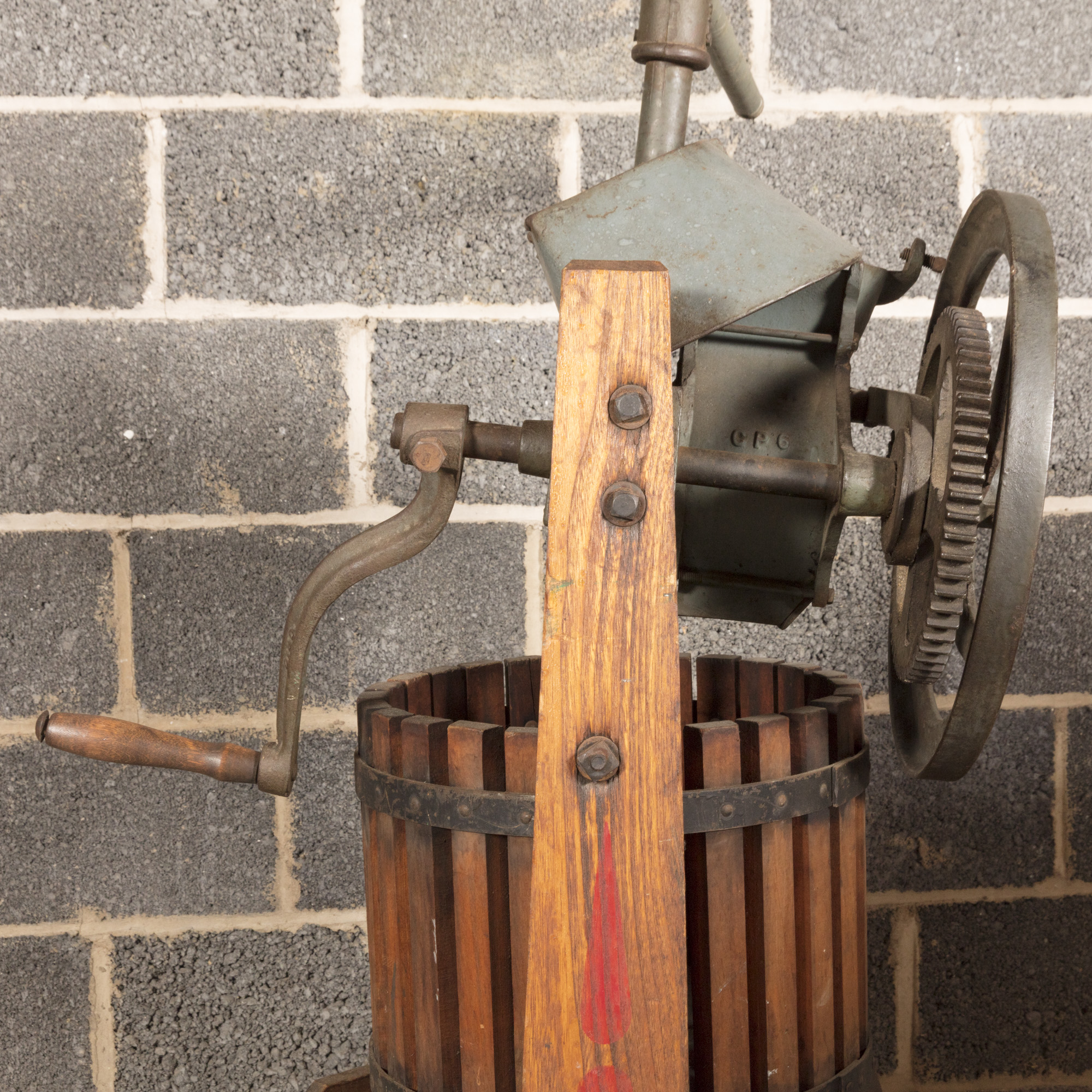 Vintage Single Tub Fruit Press