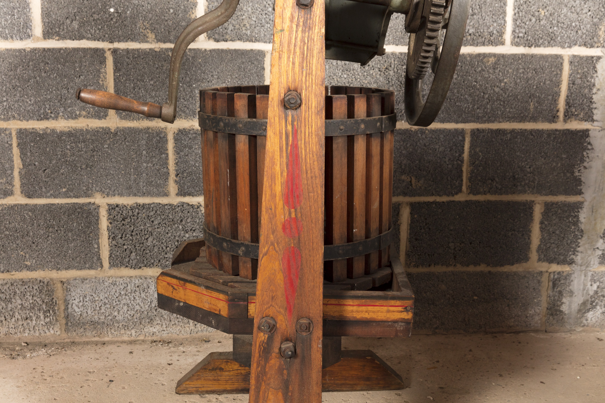 Vintage Single Tub Fruit Press