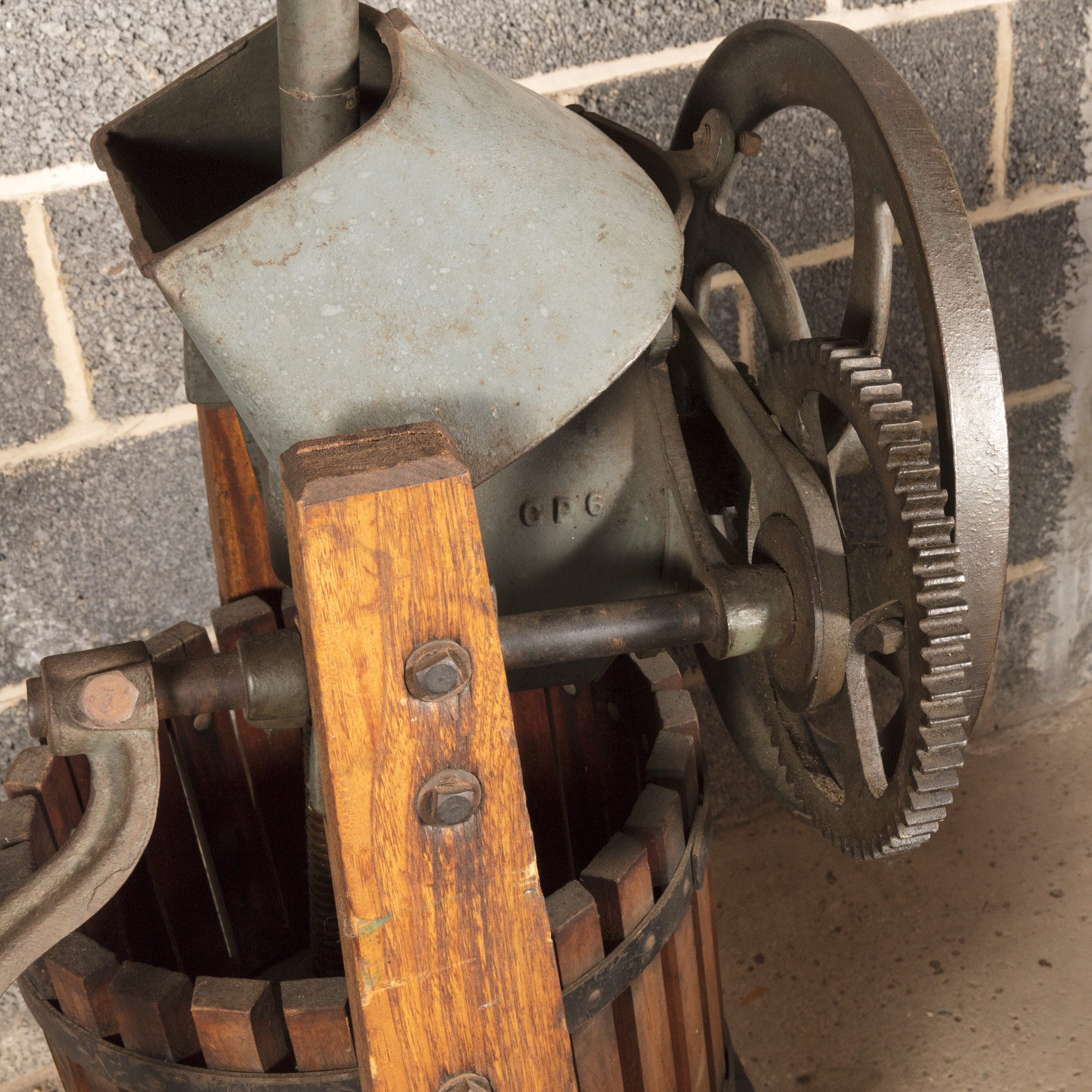 Vintage Single Tub Fruit Press