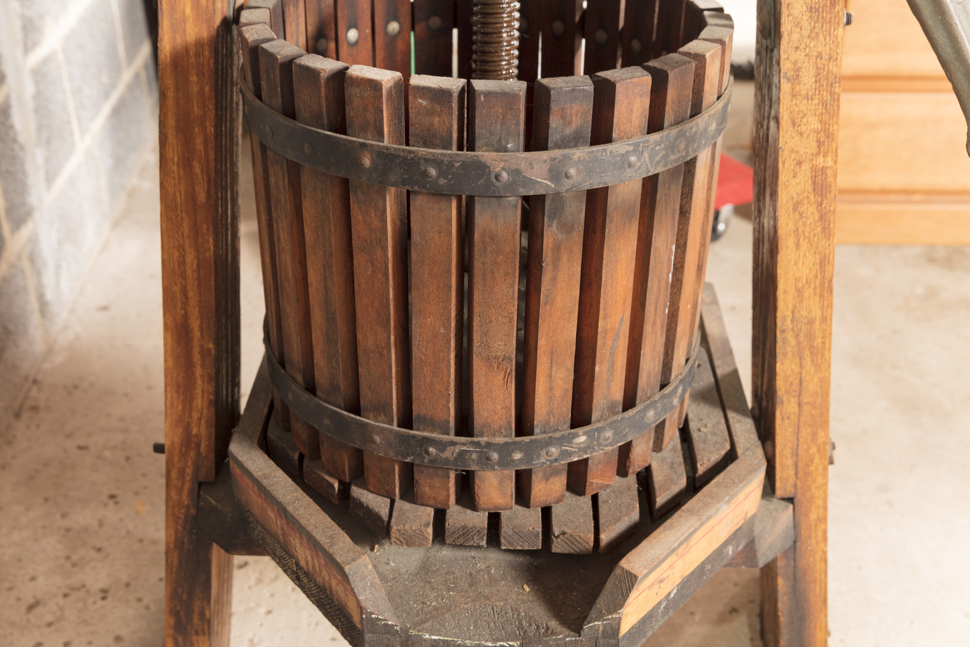 Vintage Single Tub Fruit Press