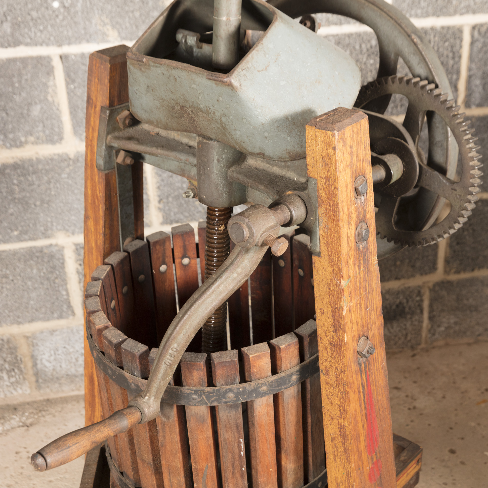 Vintage Single Tub Fruit Press