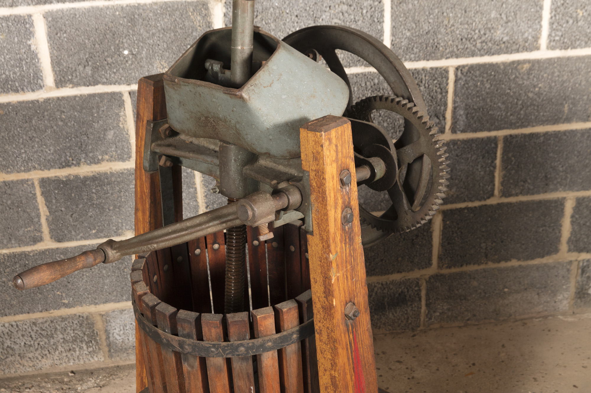 Vintage Single Tub Fruit Press