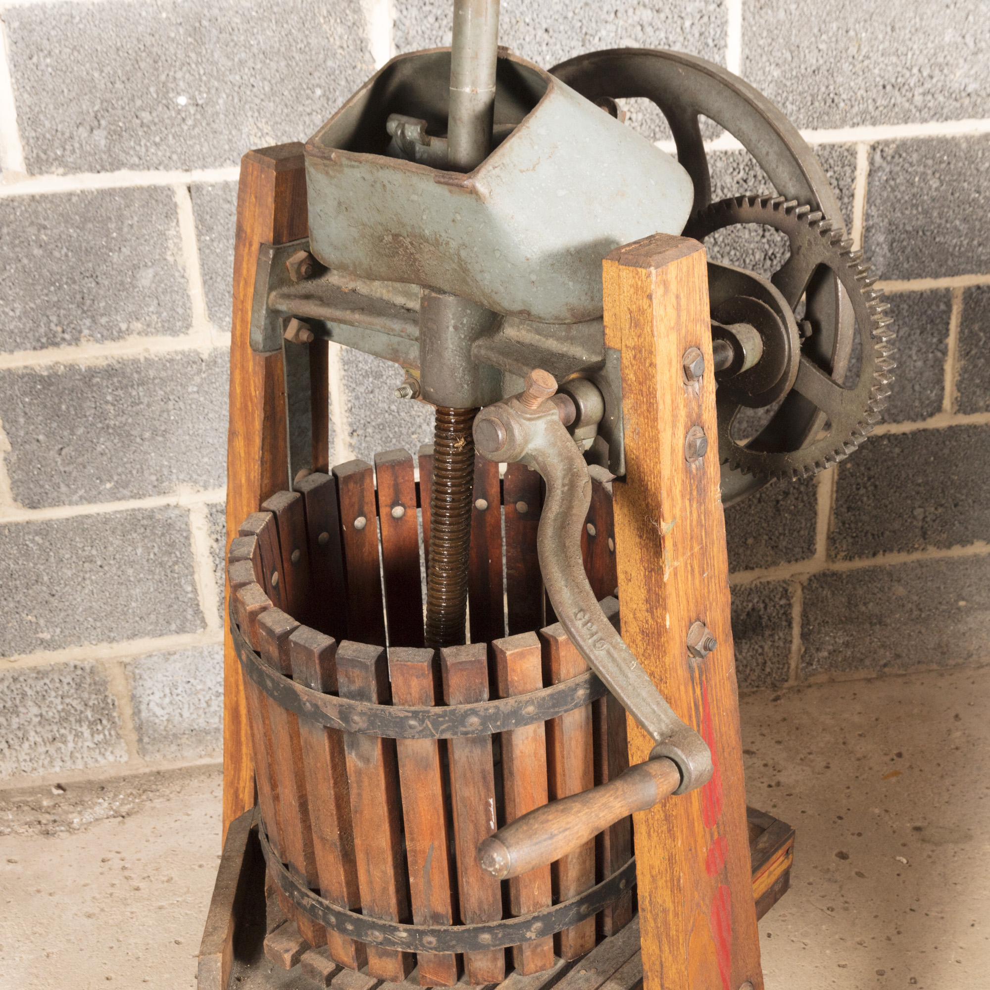 Vintage Single Tub Fruit Press