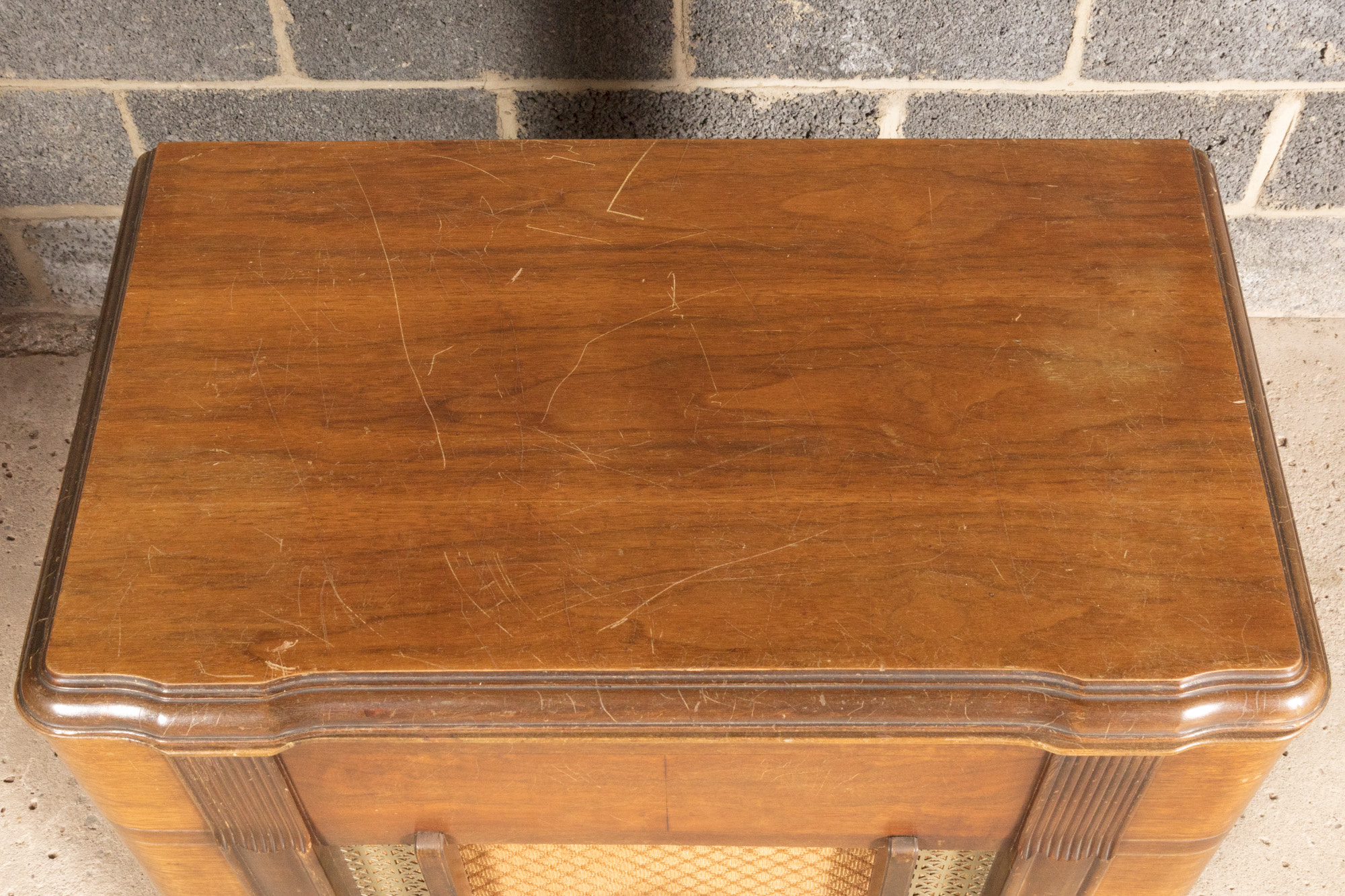 Crosley Radio with Turntable in Wooden Cabinet