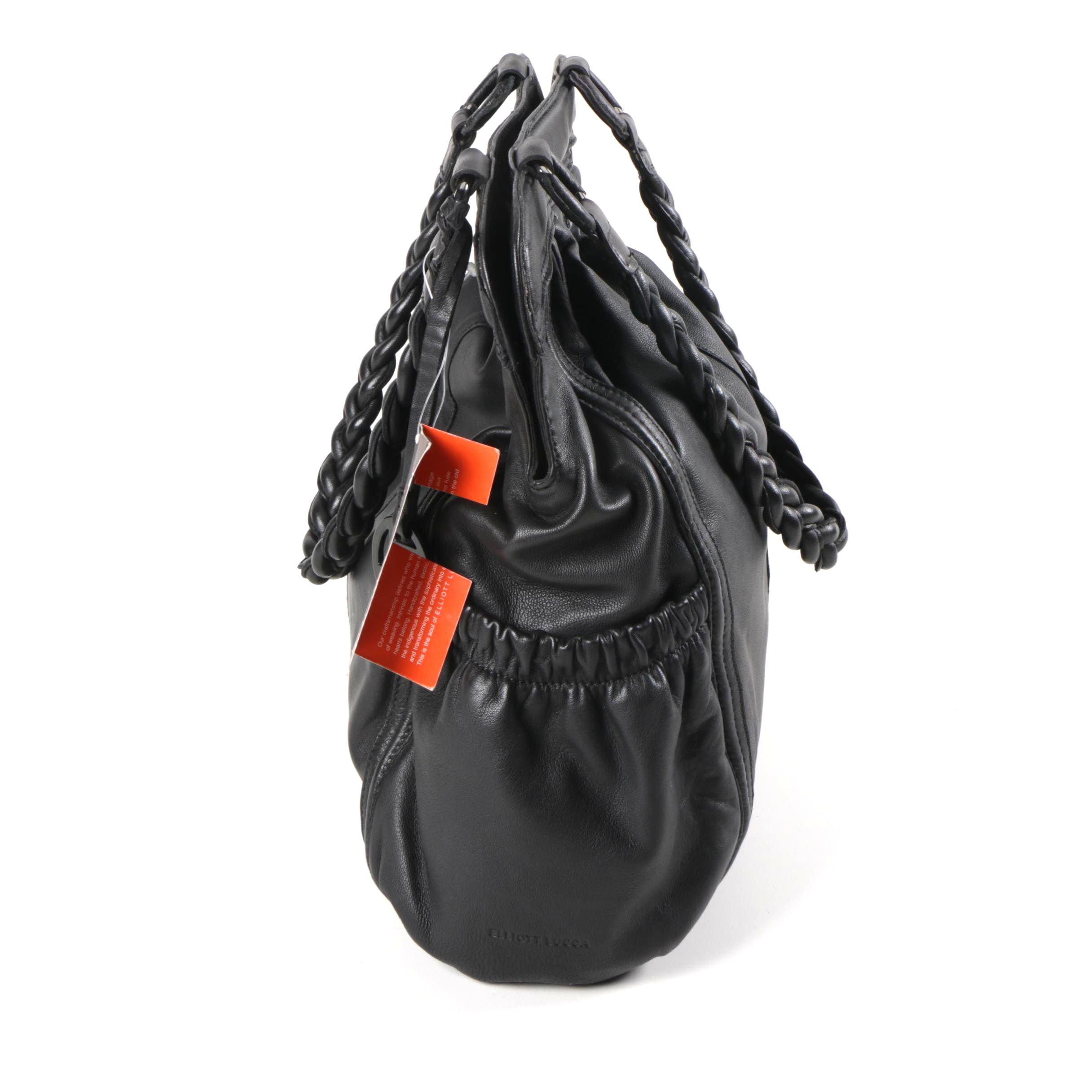 Pair of Elliott Lucca Black Leather Bags