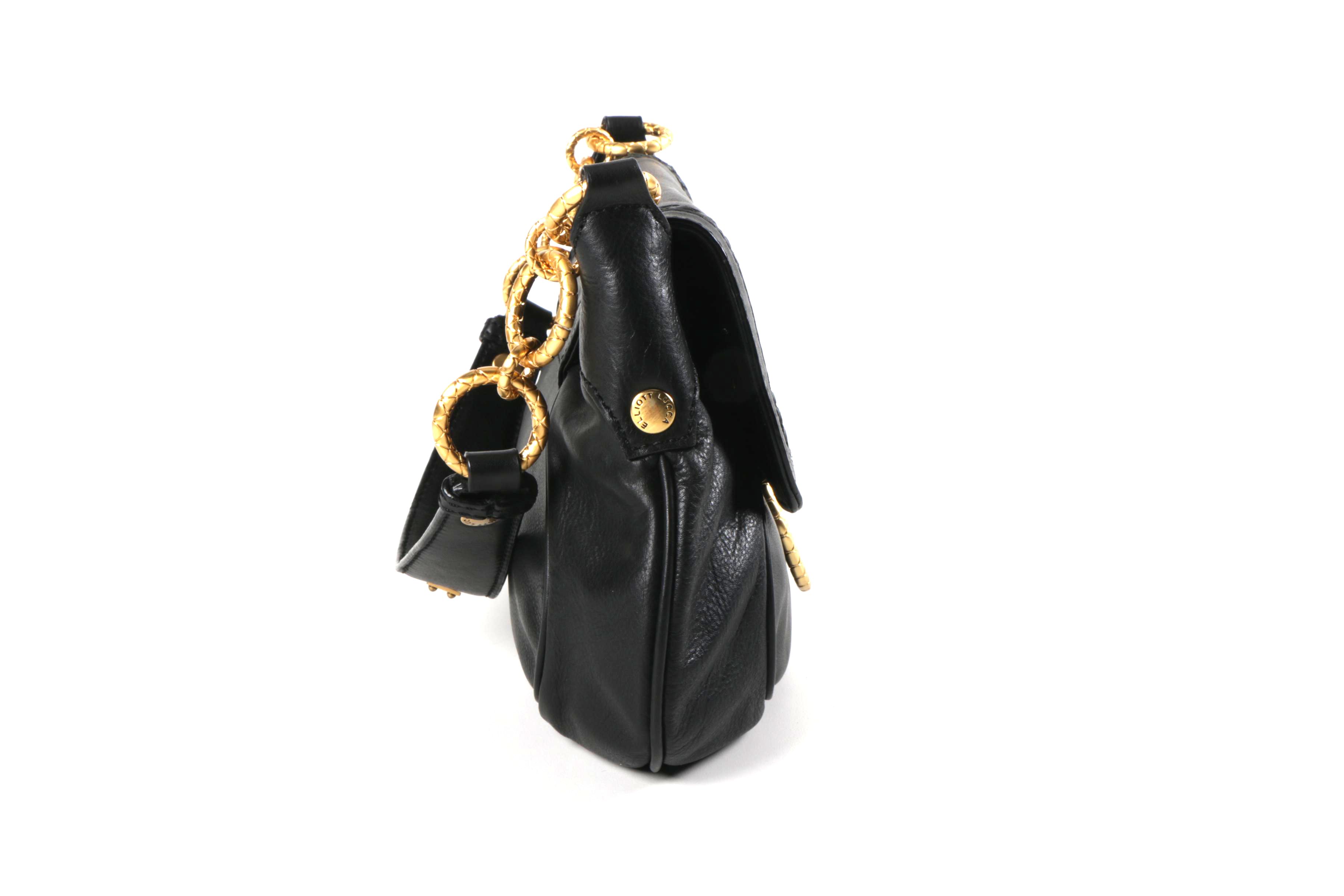 Pair of Elliott Lucca Black Leather Bags