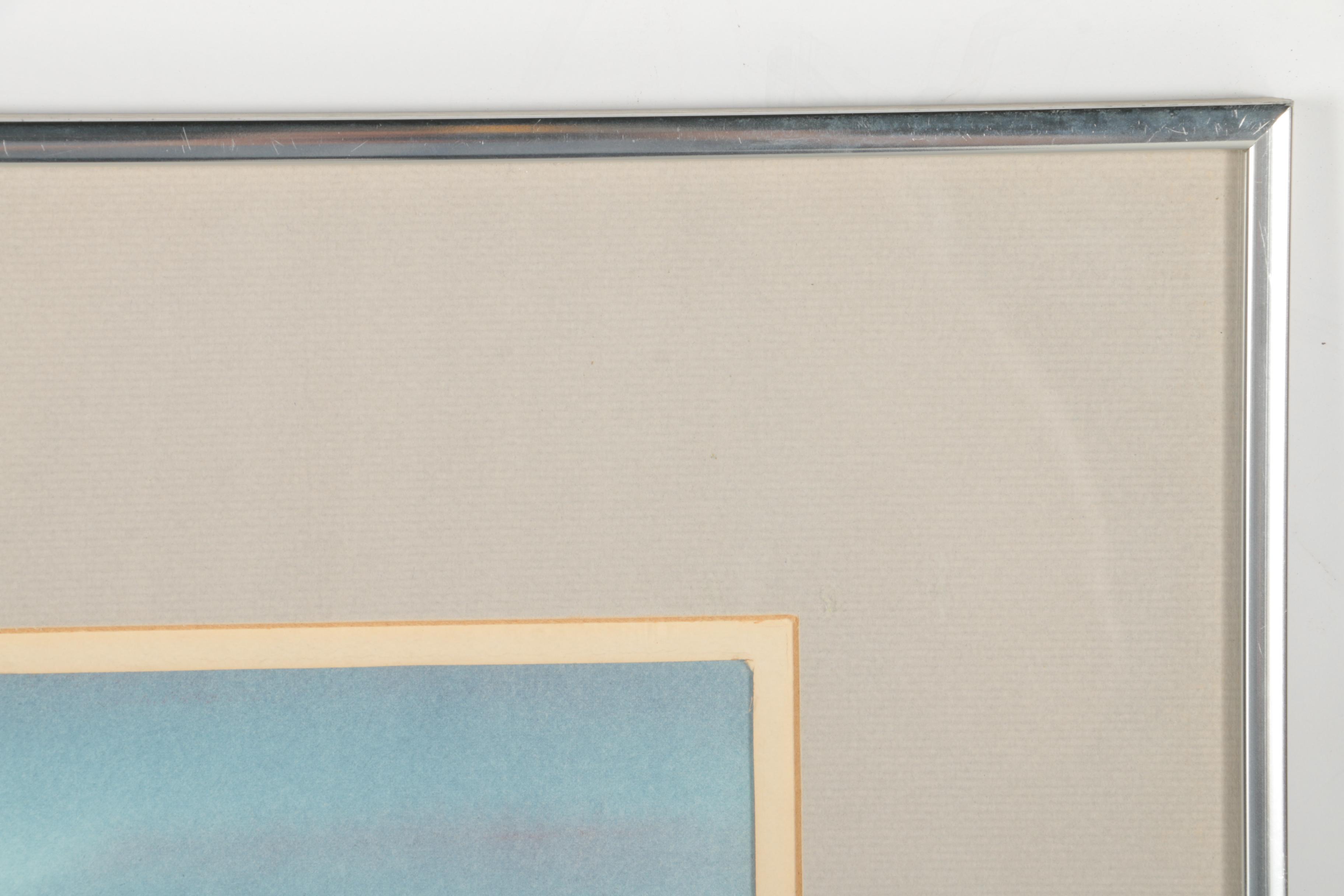 Jeanne Stigler Watercolor on Paper of Sailboats