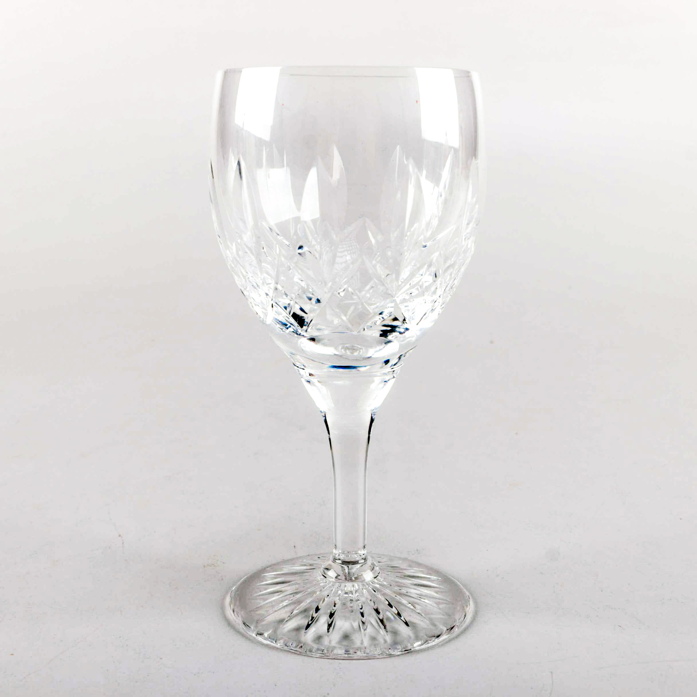 Eight Stuart Crystal, "Glencoe"  Pattern Small Wine Glasses