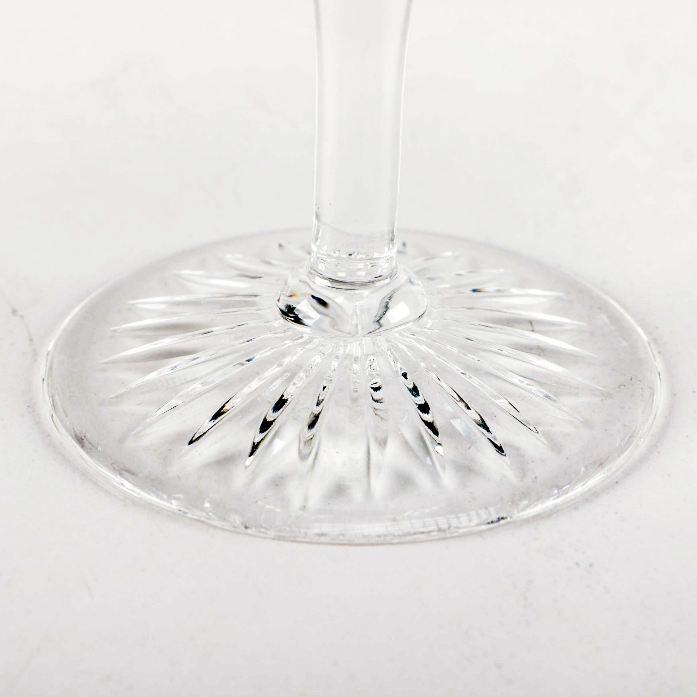 Eight Stuart Crystal, "Glencoe"  Pattern Small Wine Glasses