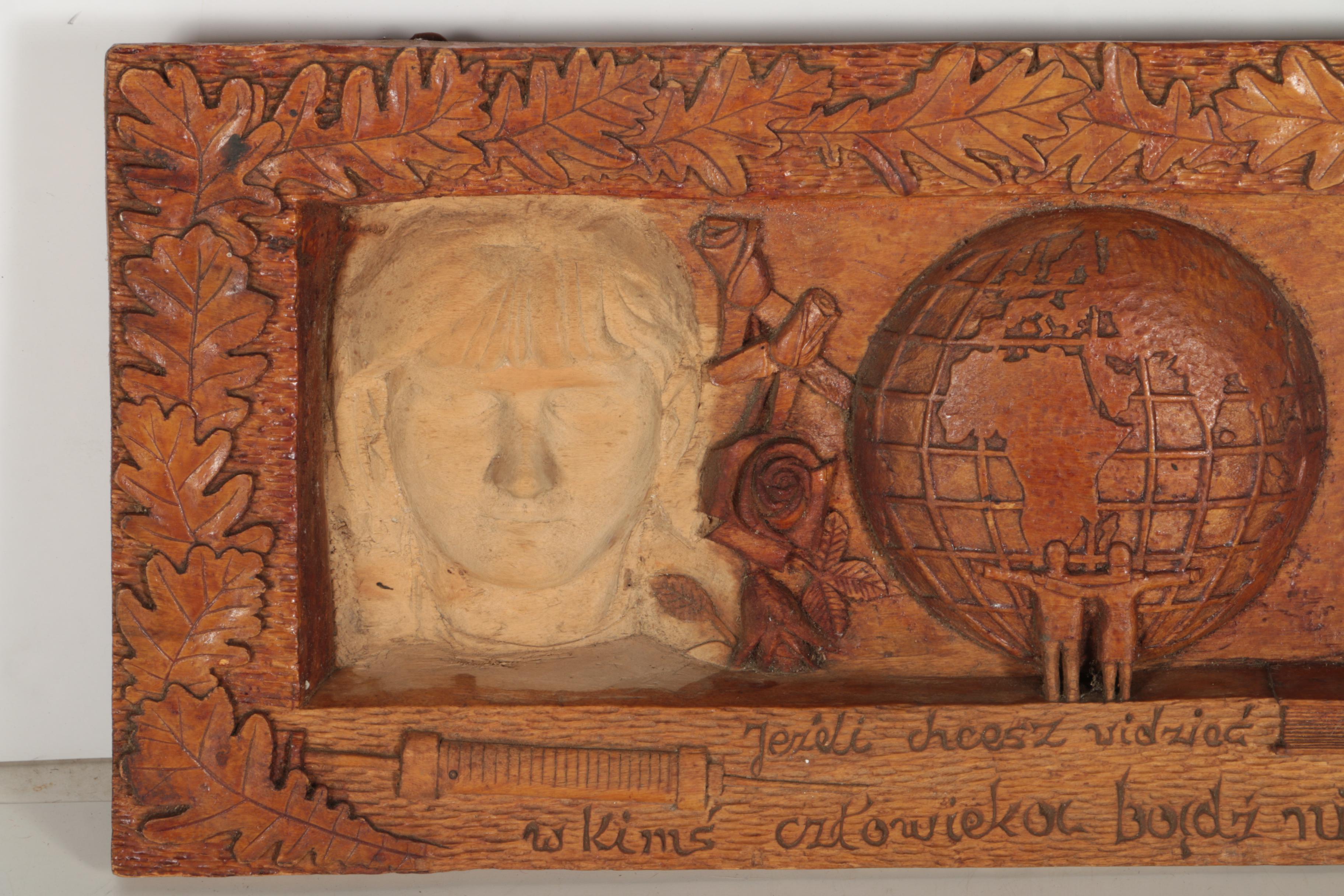 Polish Carved Wooden Folk Art