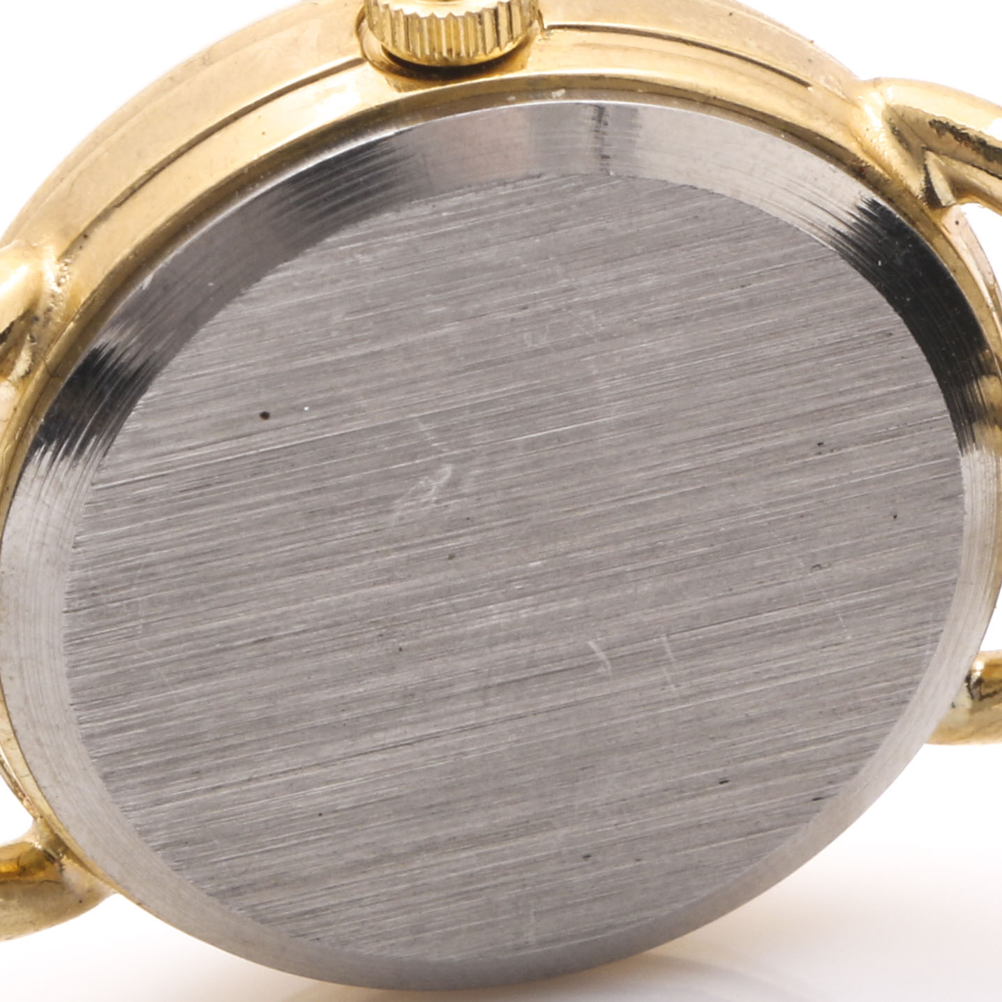 Pair of Geneva and Moulin Gold Tone Black Leather Watches