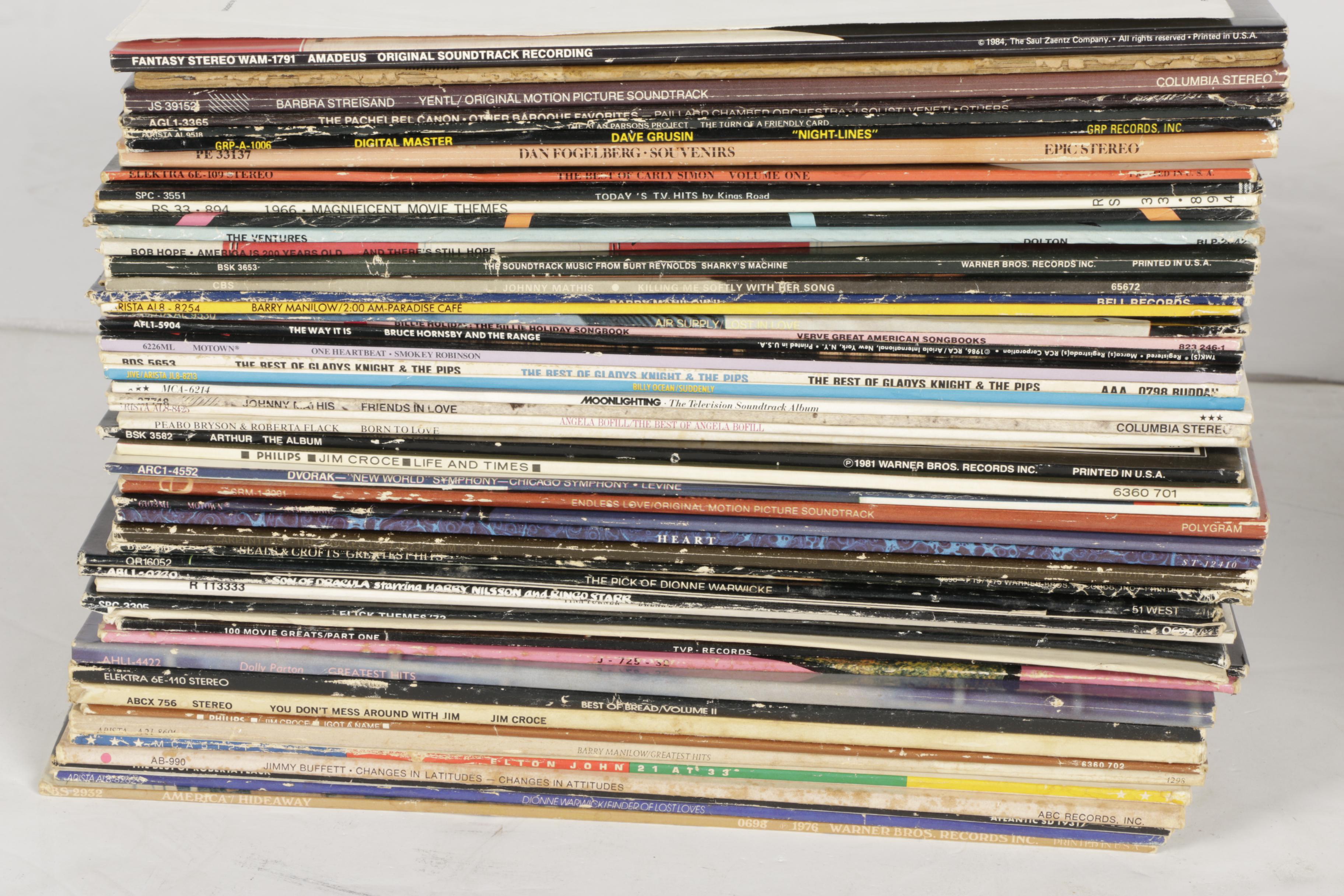 1980s LP Vinyl with Marvin Gaye, Billy Joel, Carly Simon + More