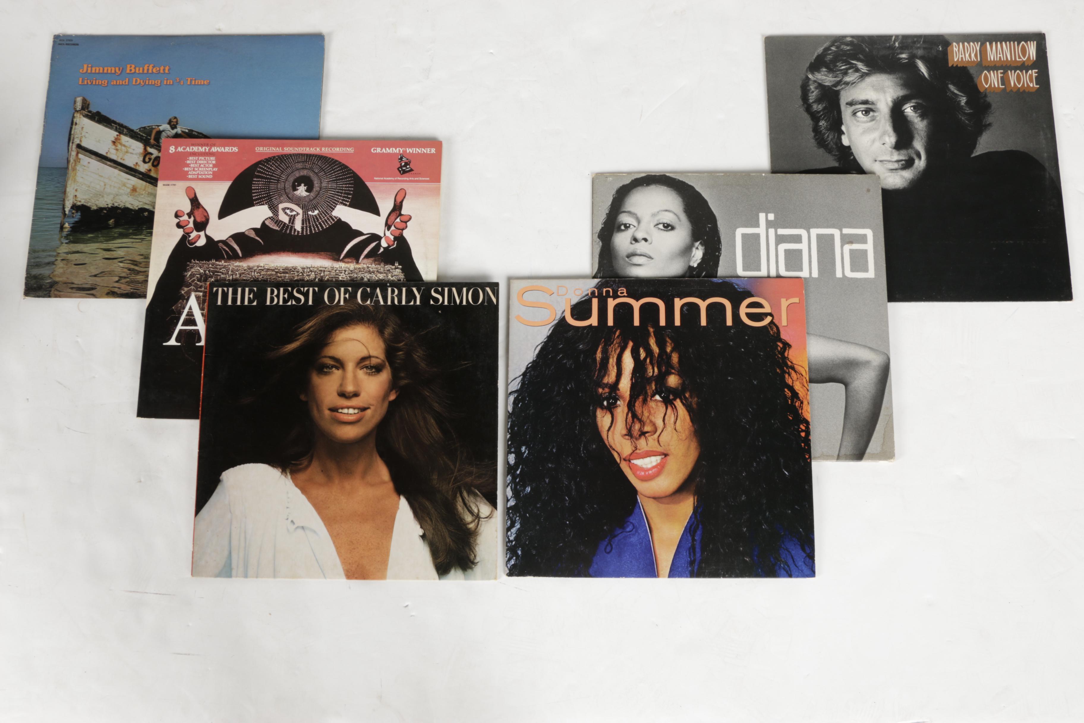 1980s LP Vinyl with Marvin Gaye, Billy Joel, Carly Simon + More