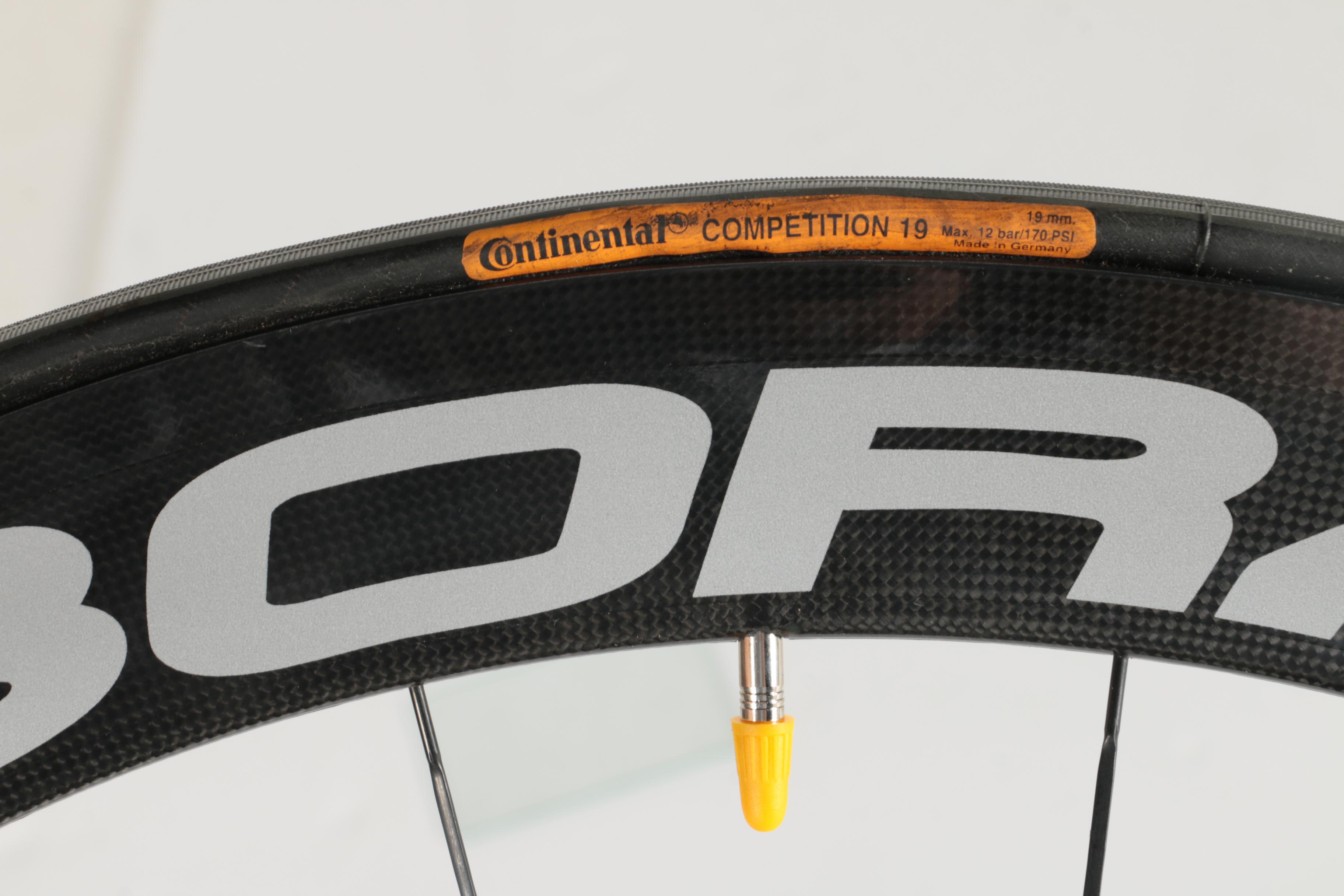 Set of Campagnolo Bora G3 Carbon Fiber Bicycle Wheels