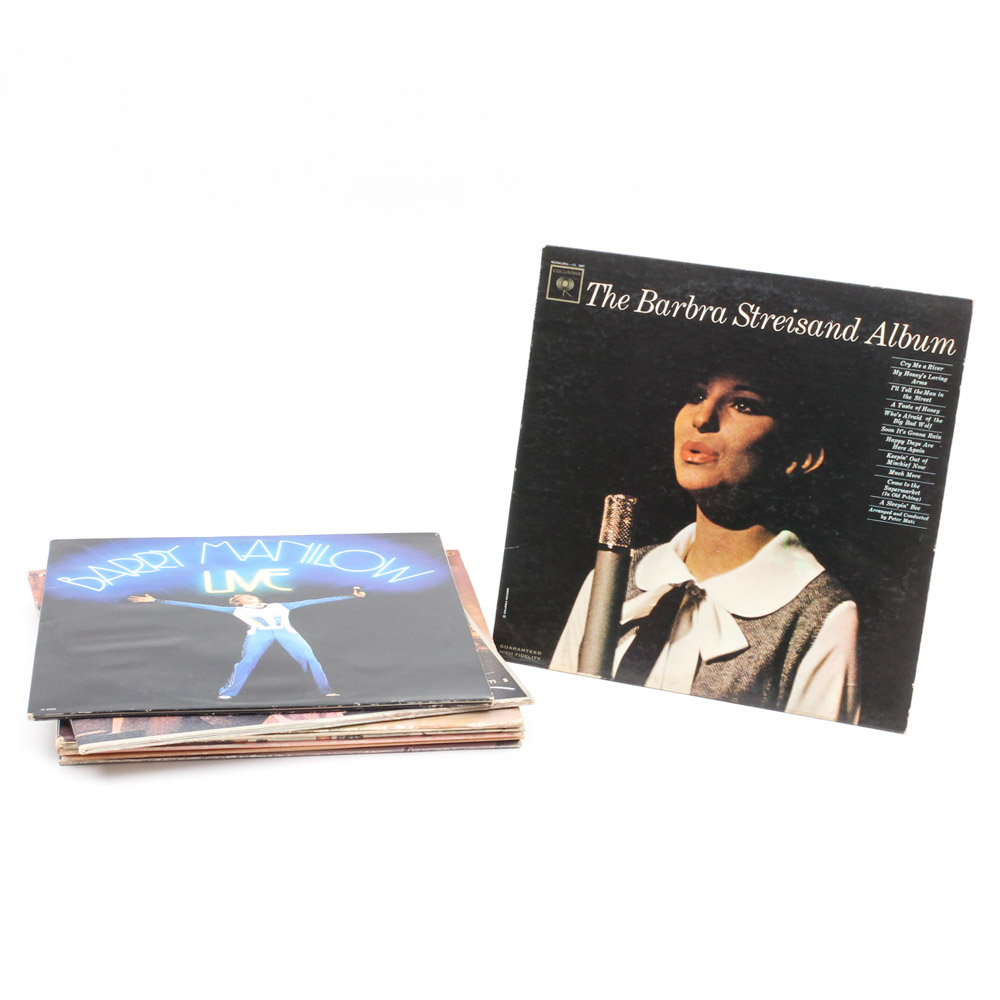 Jimmy Buffett, Streisand, Neil Diamond and Other Vintage LPs