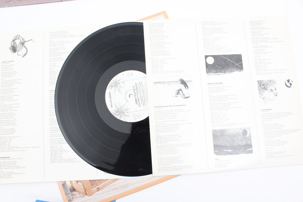 Jimmy Buffett, Streisand, Neil Diamond and Other Vintage LPs