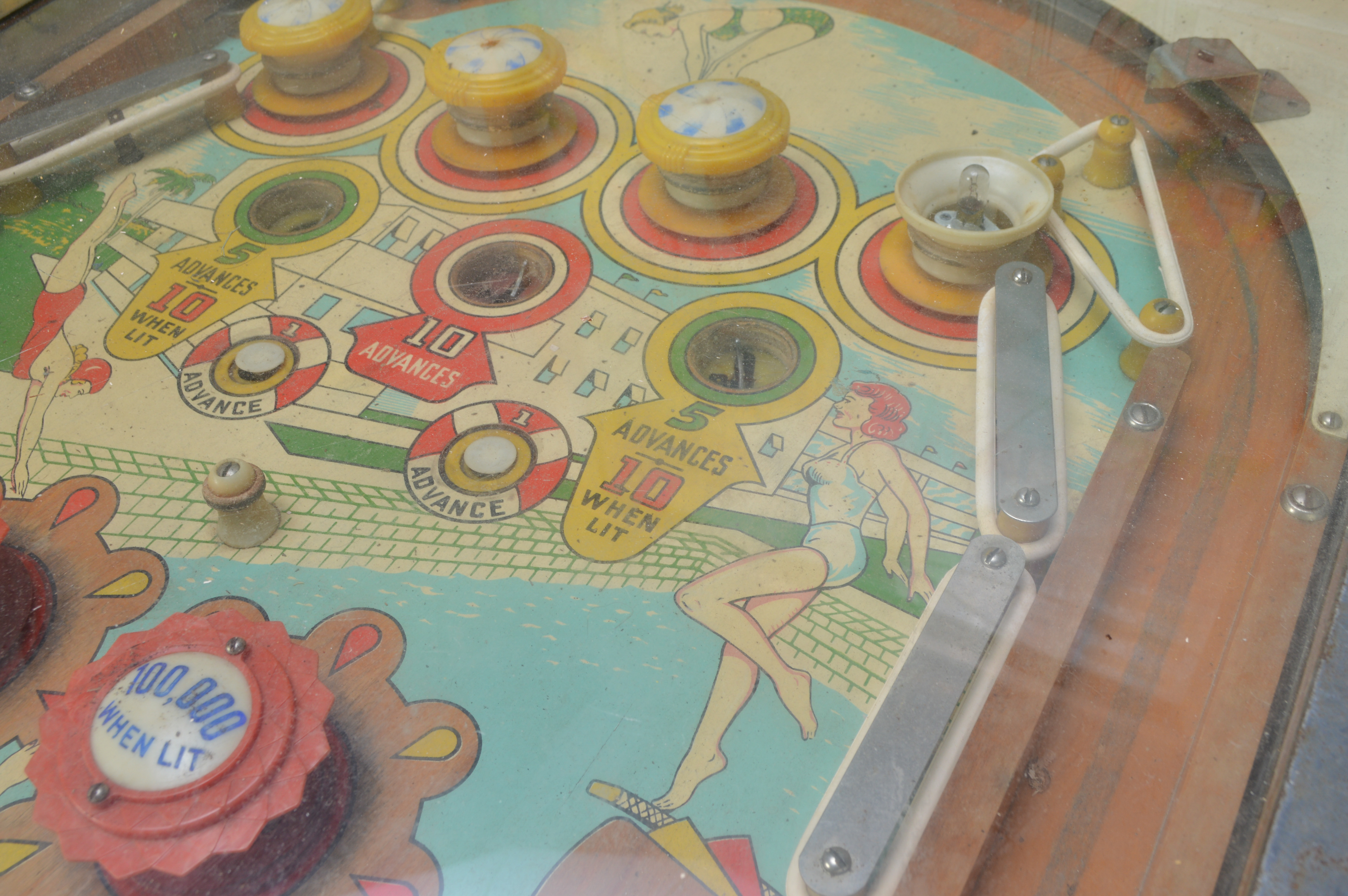 Vintage 1959 Gottlieb "Hi-Diver" Pinball Machine