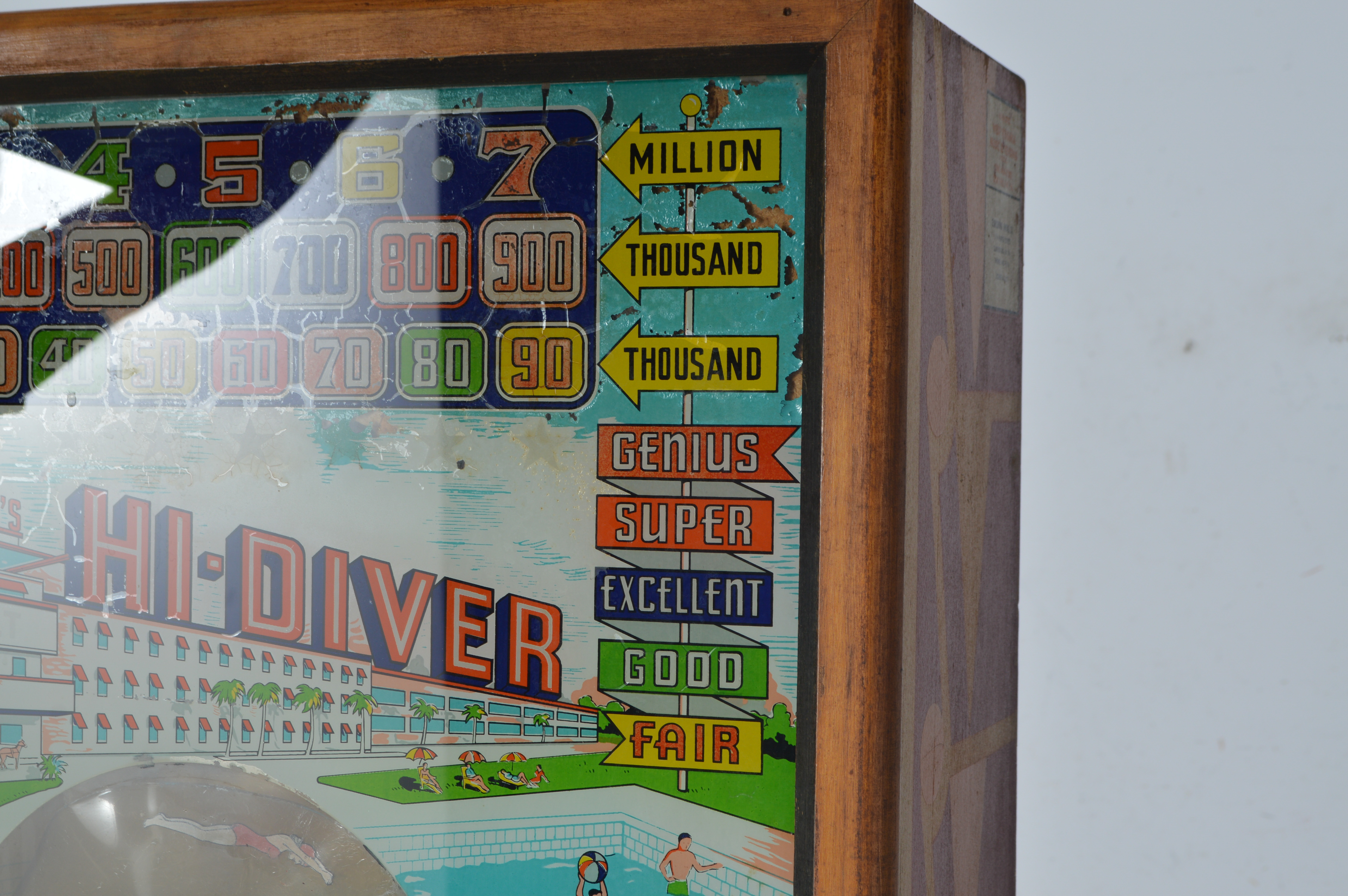 Vintage 1959 Gottlieb "Hi-Diver" Pinball Machine