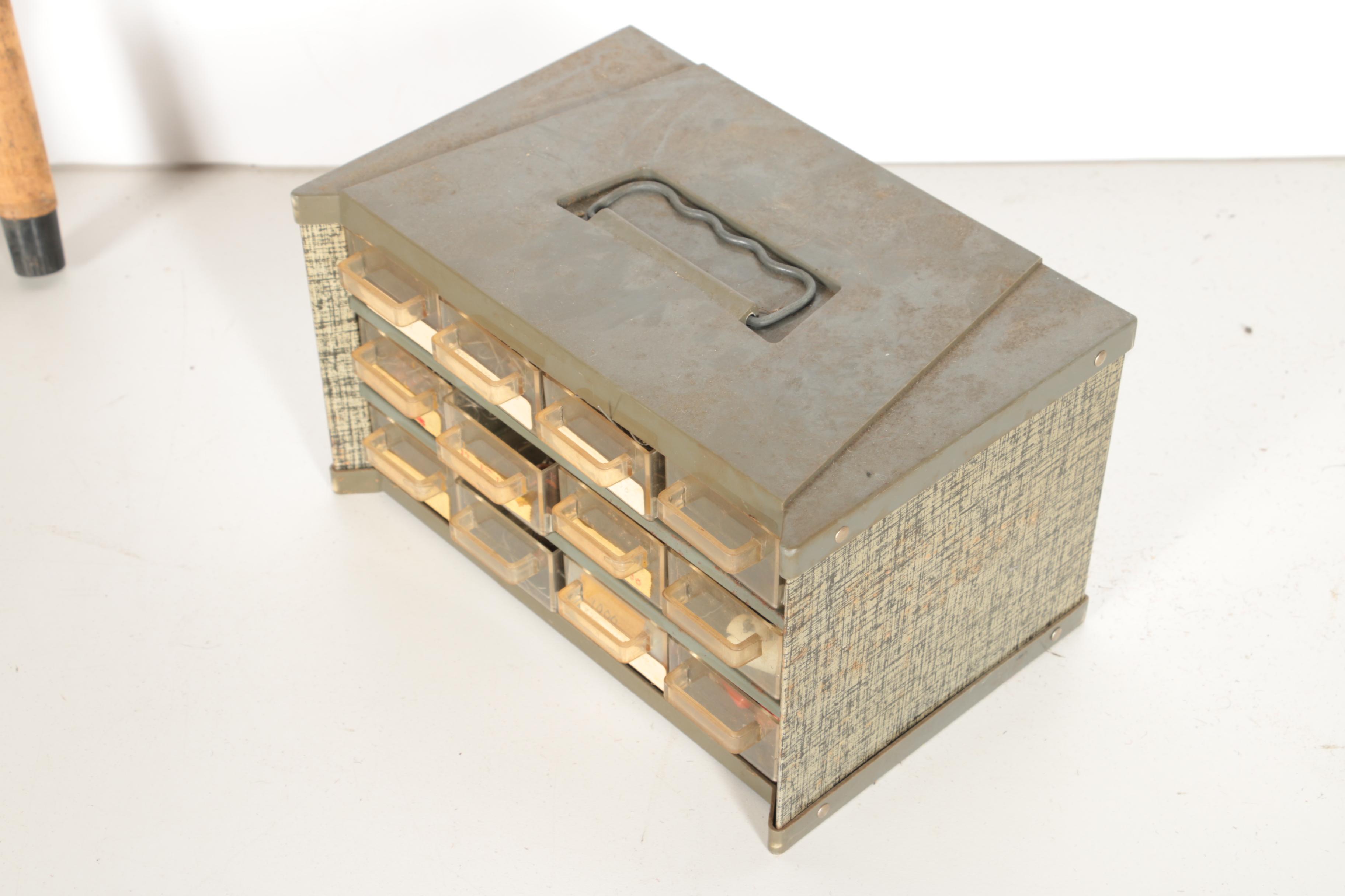 Large Assortment of Fishing Rods, Reels, Lures and Tackle with Box