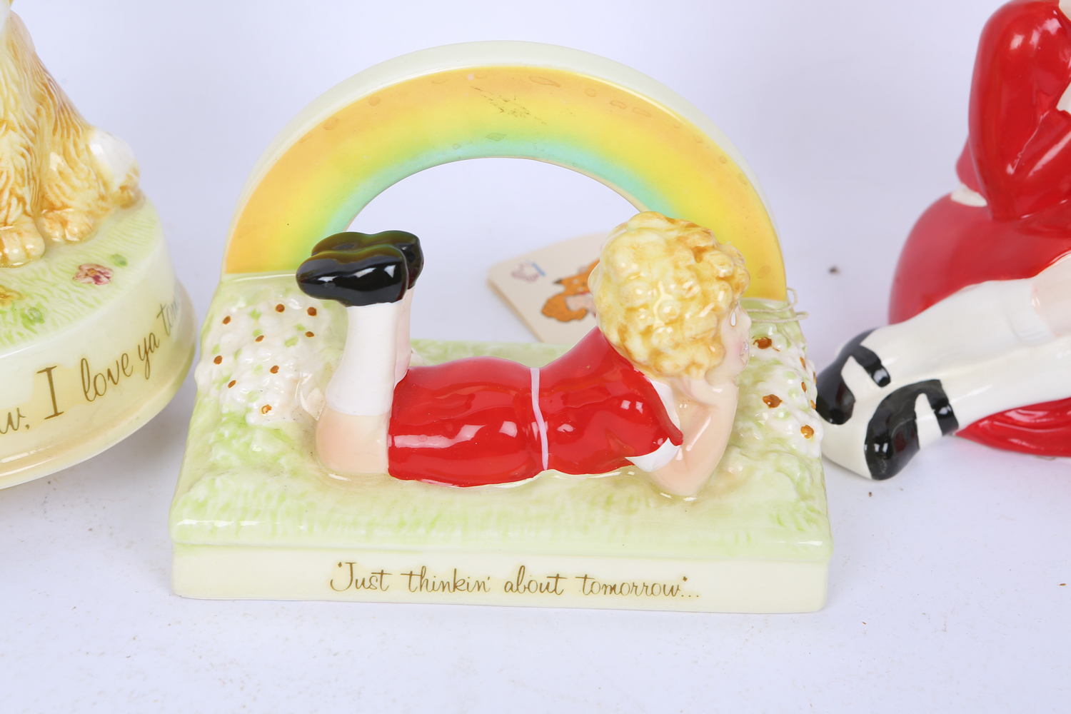 Applause "Annie" Bank, Musical Figurine, and Figurine