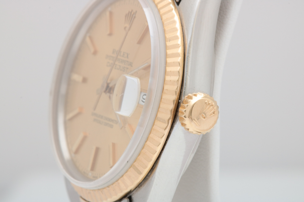 18K Gold and Stainless Rolex Oyster Perpetual Datejust Watch