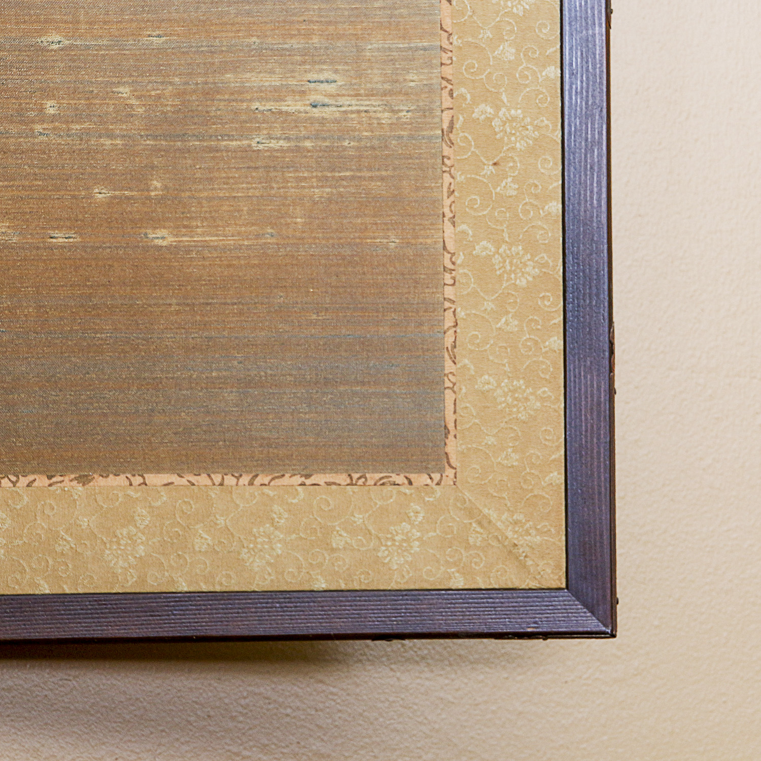 Four Panel Silk Painted Screen